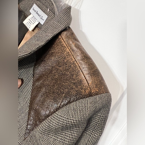 Harve Benard Womens Brown/Beige Blazer Size 4 - Picture 8 of 15